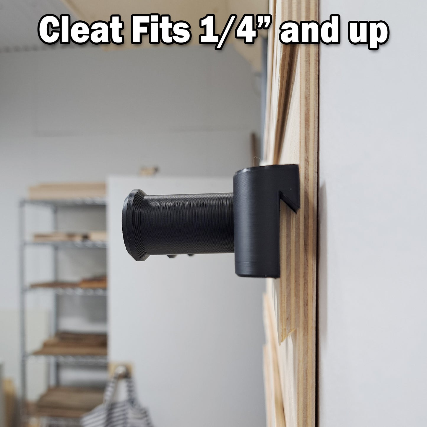 3 Peg Hook Holder - French Cleat
