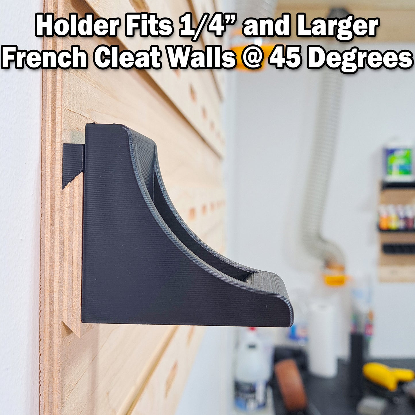 Spray Bottle Holder - French Cleat