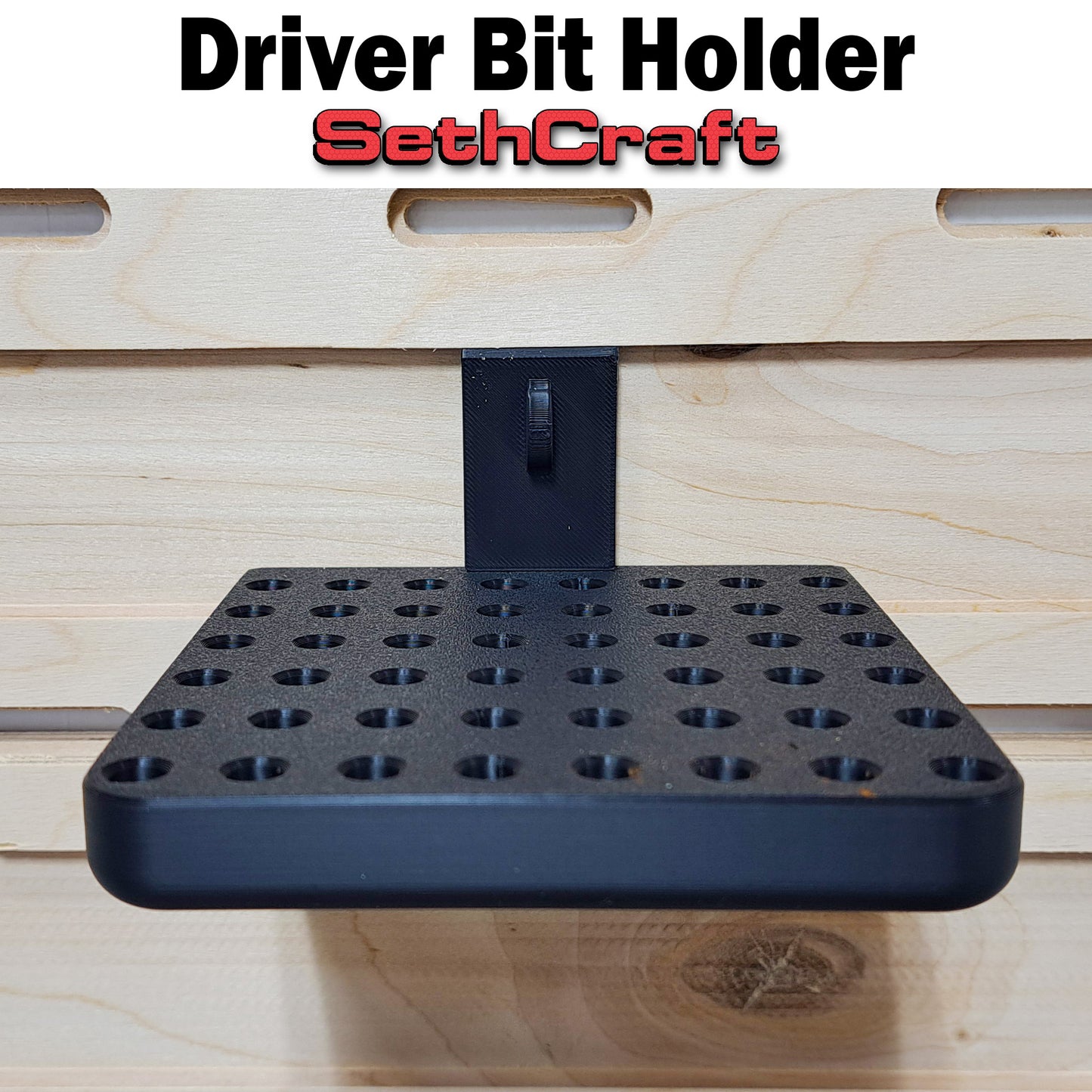 Driver Bit Holder - French Cleat