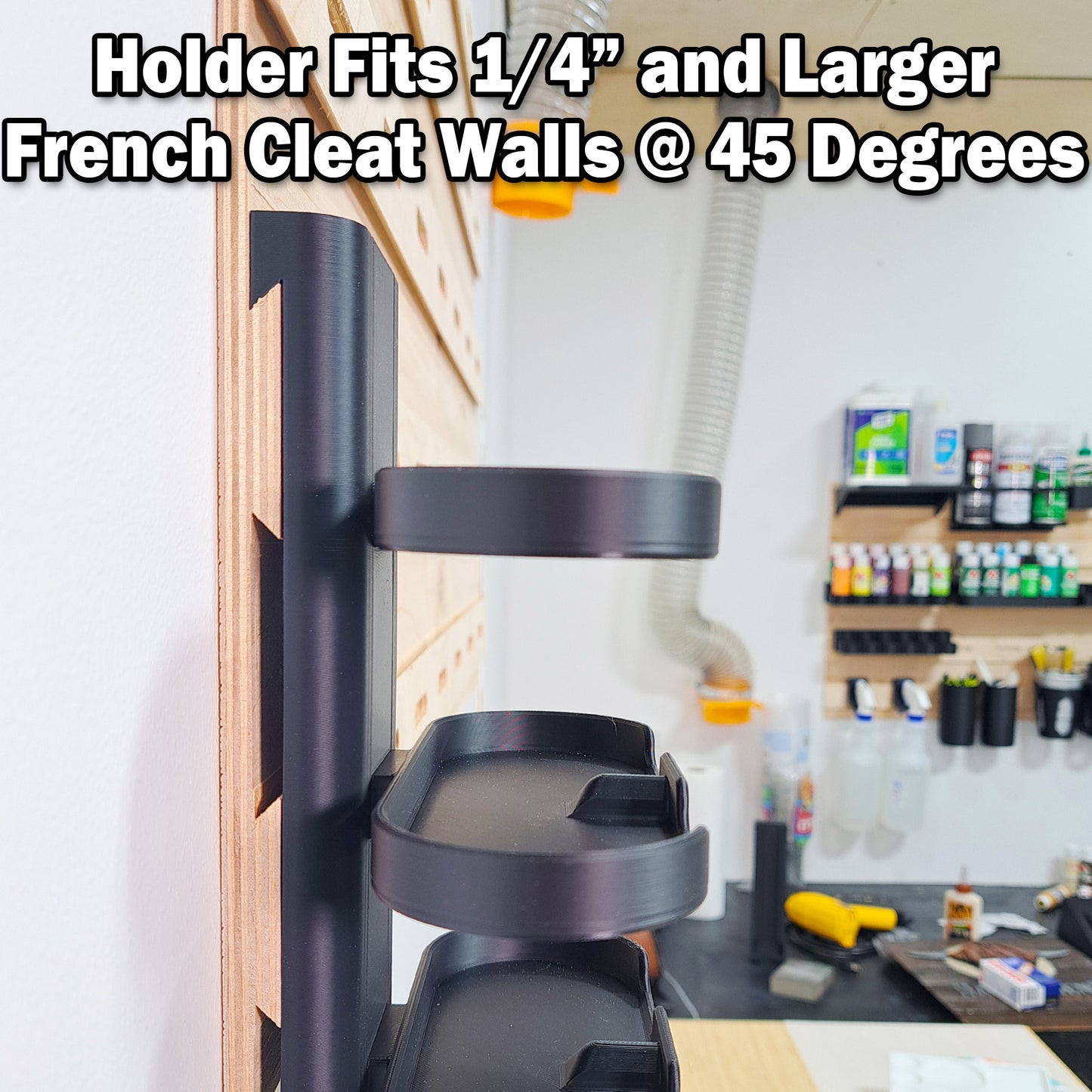 Safety Glasses Holder - French Cleat
