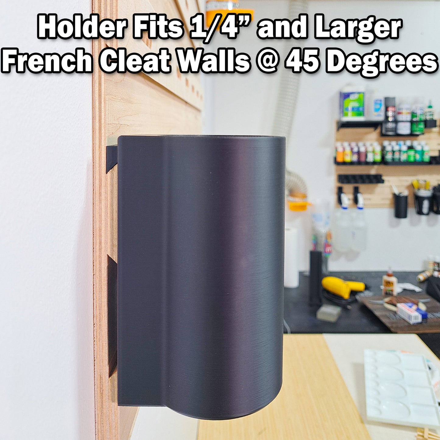 Tall Pen and Pencil Cup - French Cleat