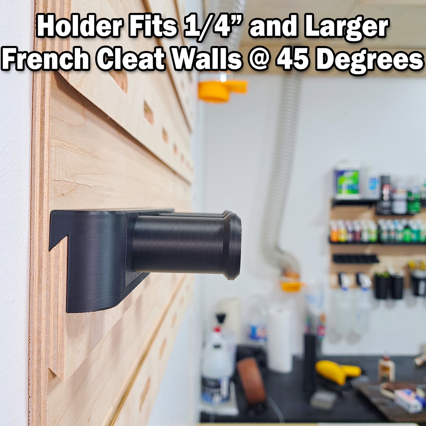 3 Peg Hook Holder - French Cleat
