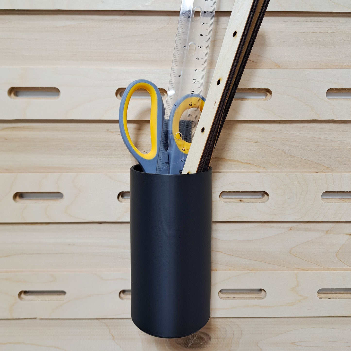 Tall Pen and Pencil Cup - French Cleat