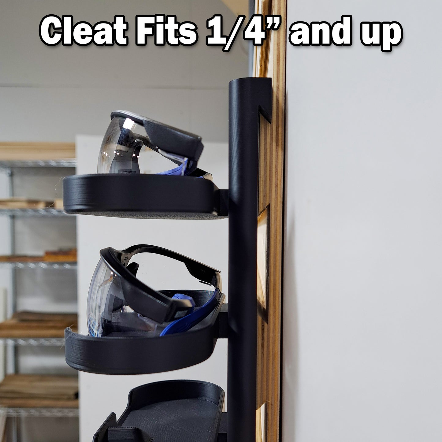 Safety Glasses Holder - French Cleat