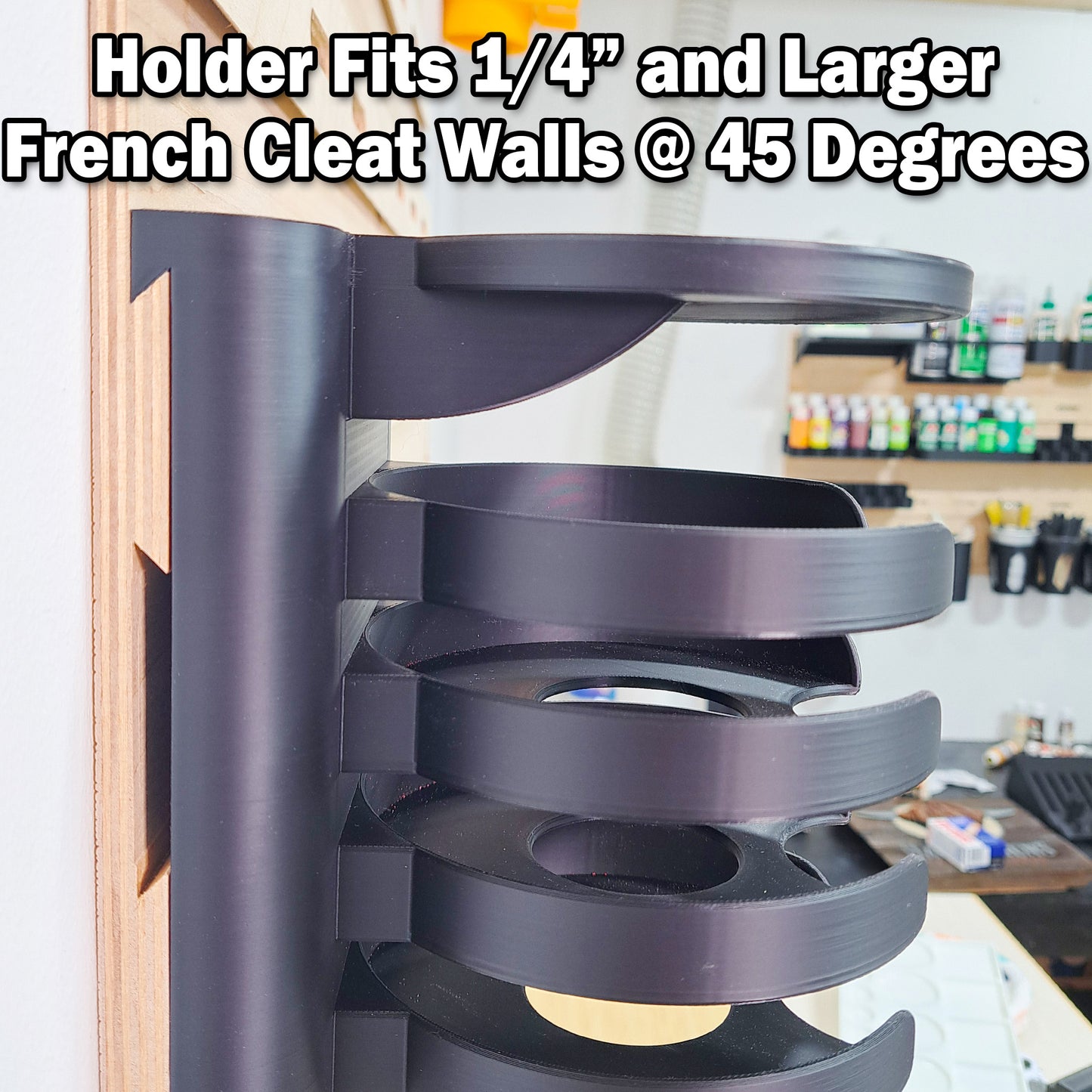 Orbital Sander and Disk Holder - French Cleat