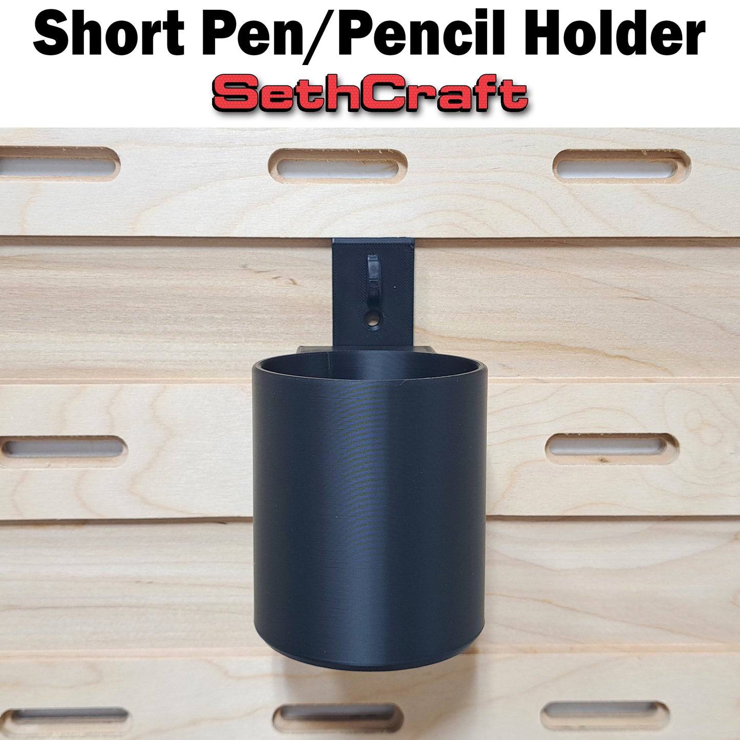 Short Pen and Pencil Cup - French Cleat