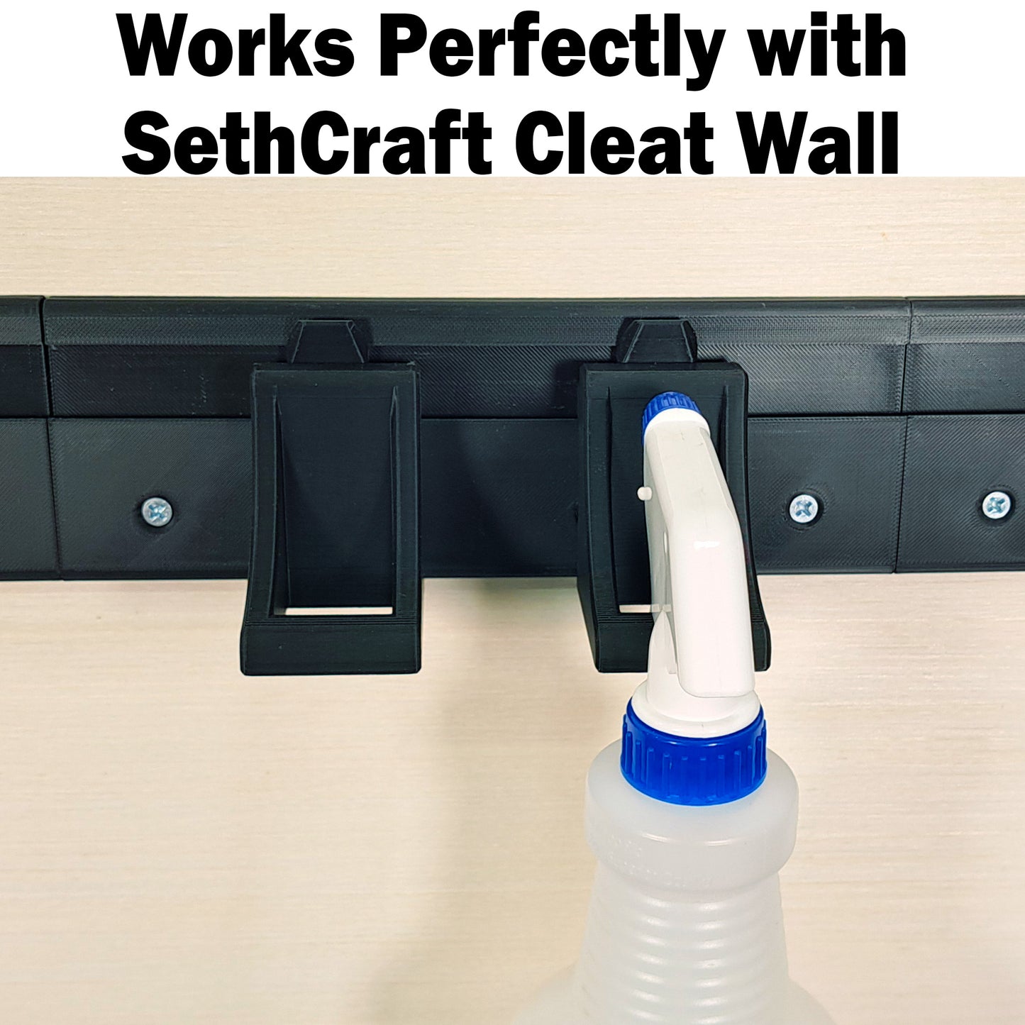 Spray Bottle Holder - French Cleat