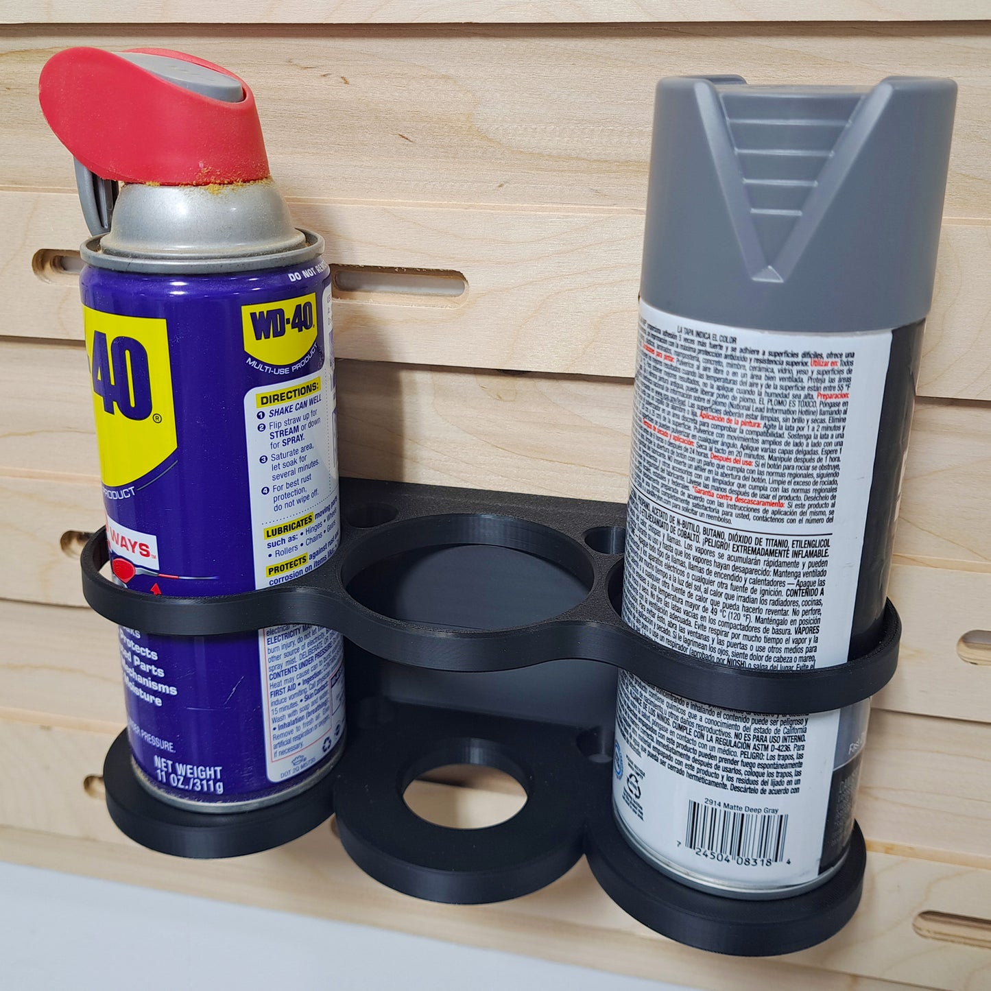Spray Can Holder - French Cleat