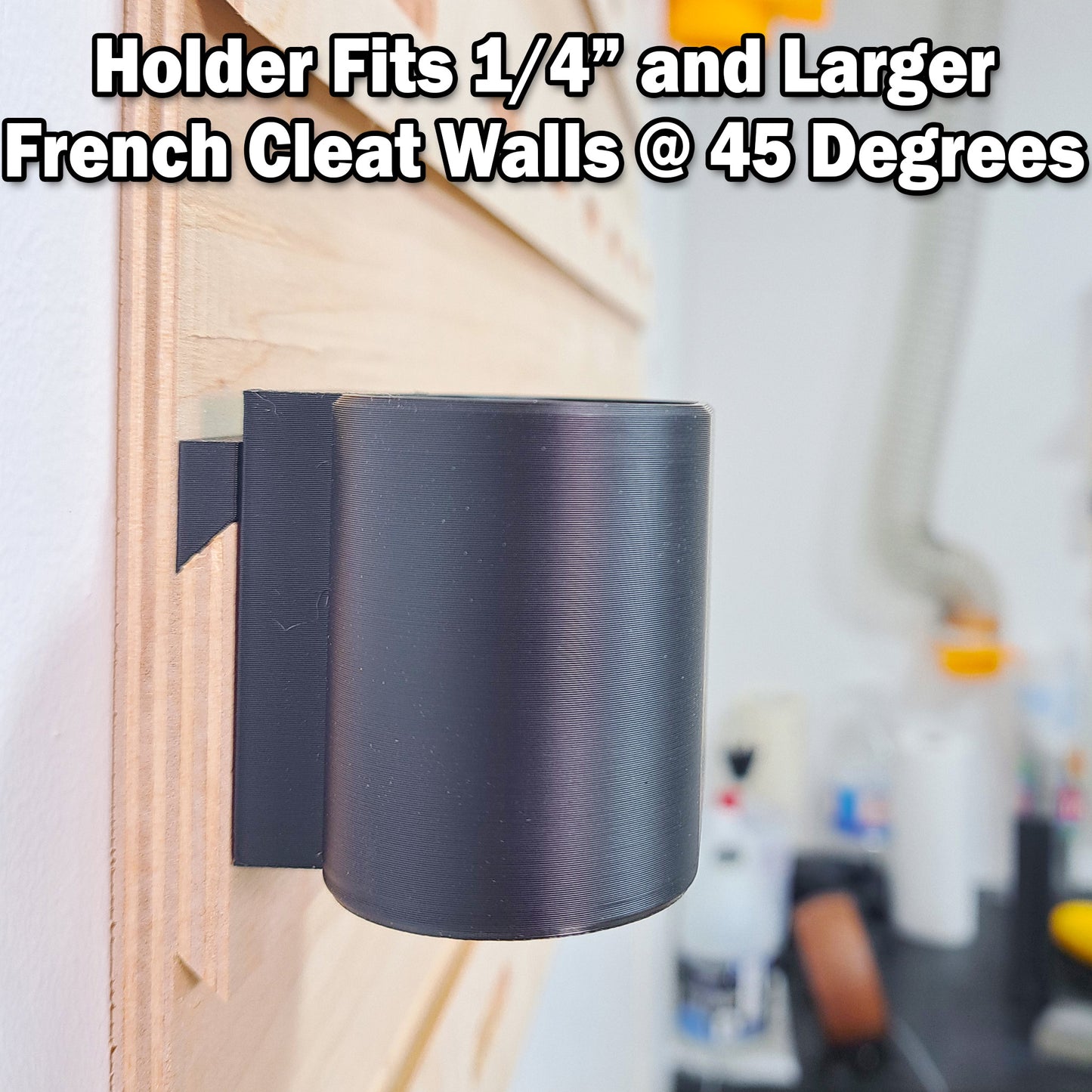 Wood Glue Holder - French Cleat