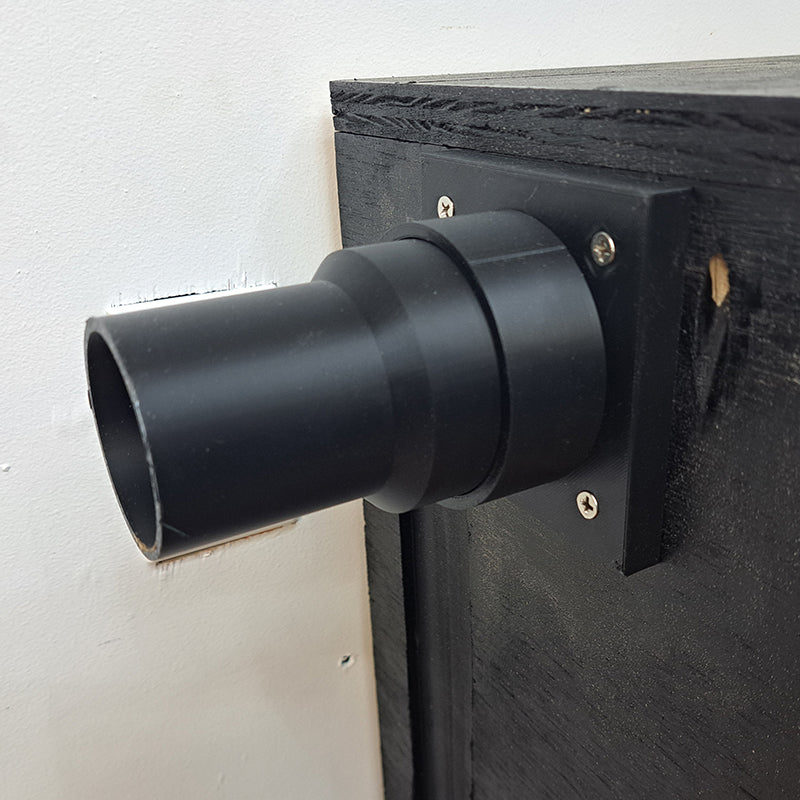 CNC Dust Extractor Wall Pass Thru