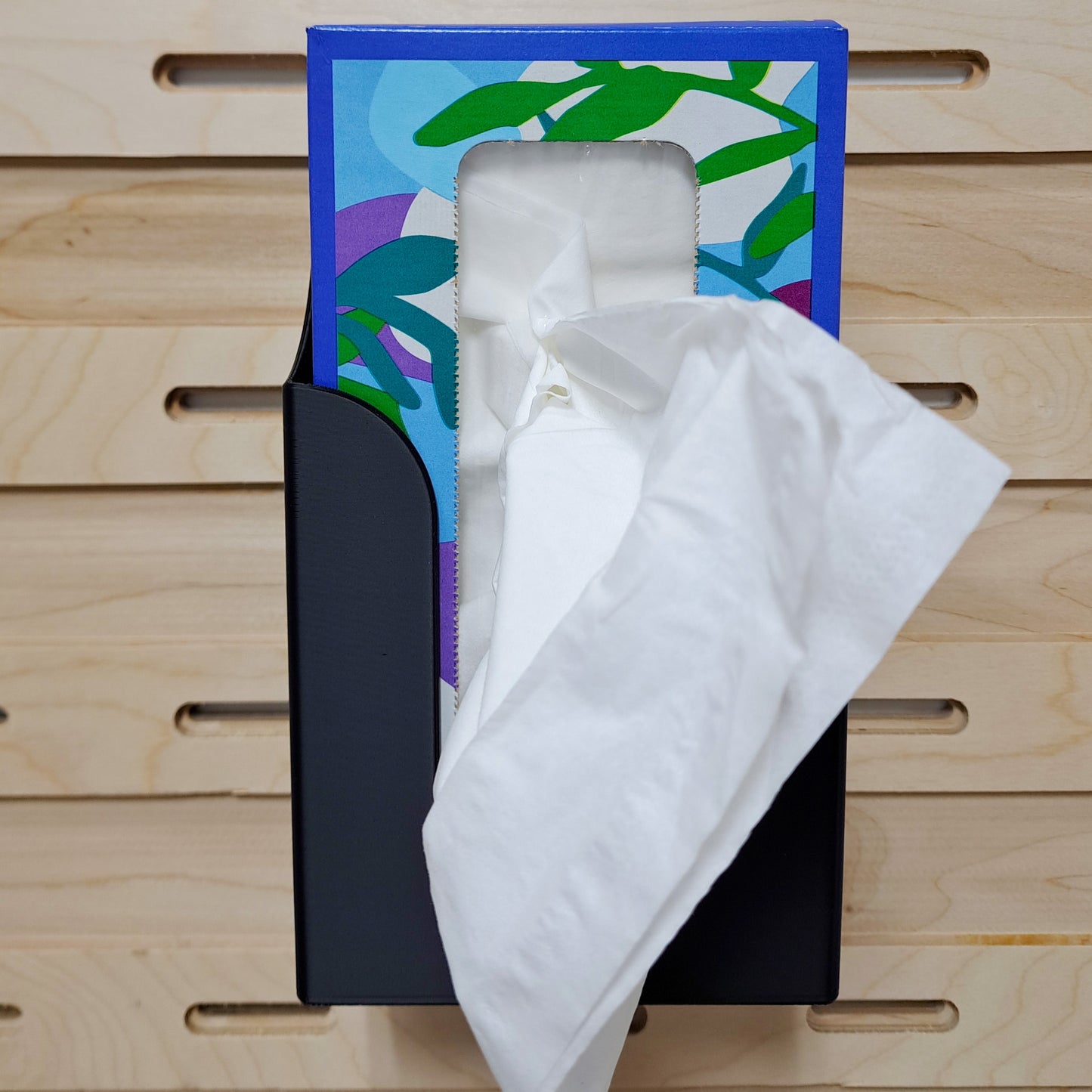Large Tissue Box Holder - French Cleat