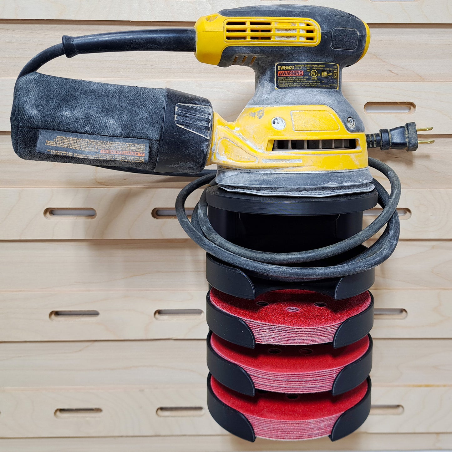 Orbital Sander and Disk Holder - French Cleat