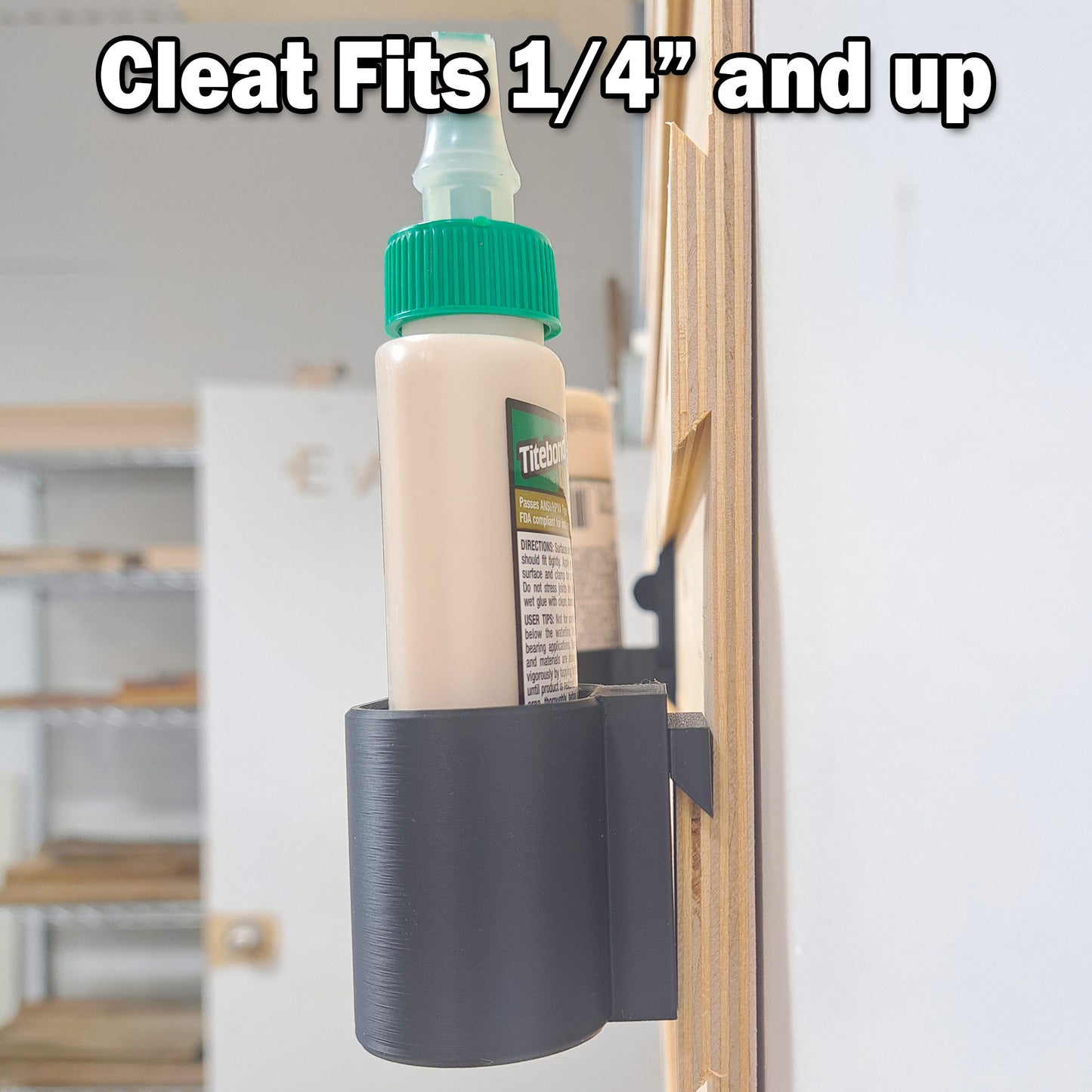 Wood Glue Holder - French Cleat