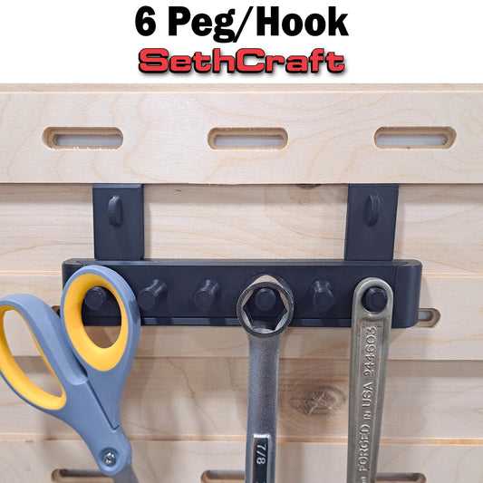 6 Peg Hook - French Cleat