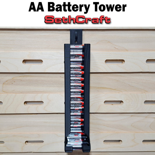 AA Battery Tower - French Cleat