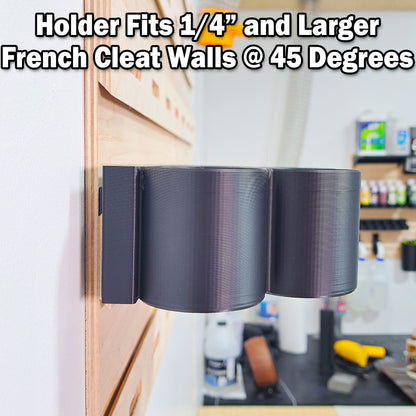 Caulk Tube Holder - French Cleat