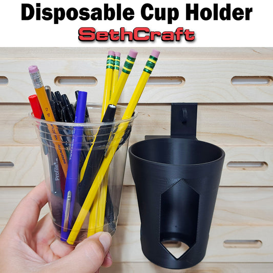 Disposable Cup Holder - French Cleat