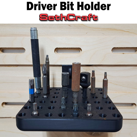 Driver Bit Holder - French Cleat