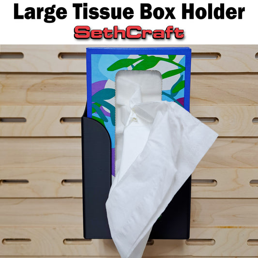 Large Tissue Box Holder - French Cleat