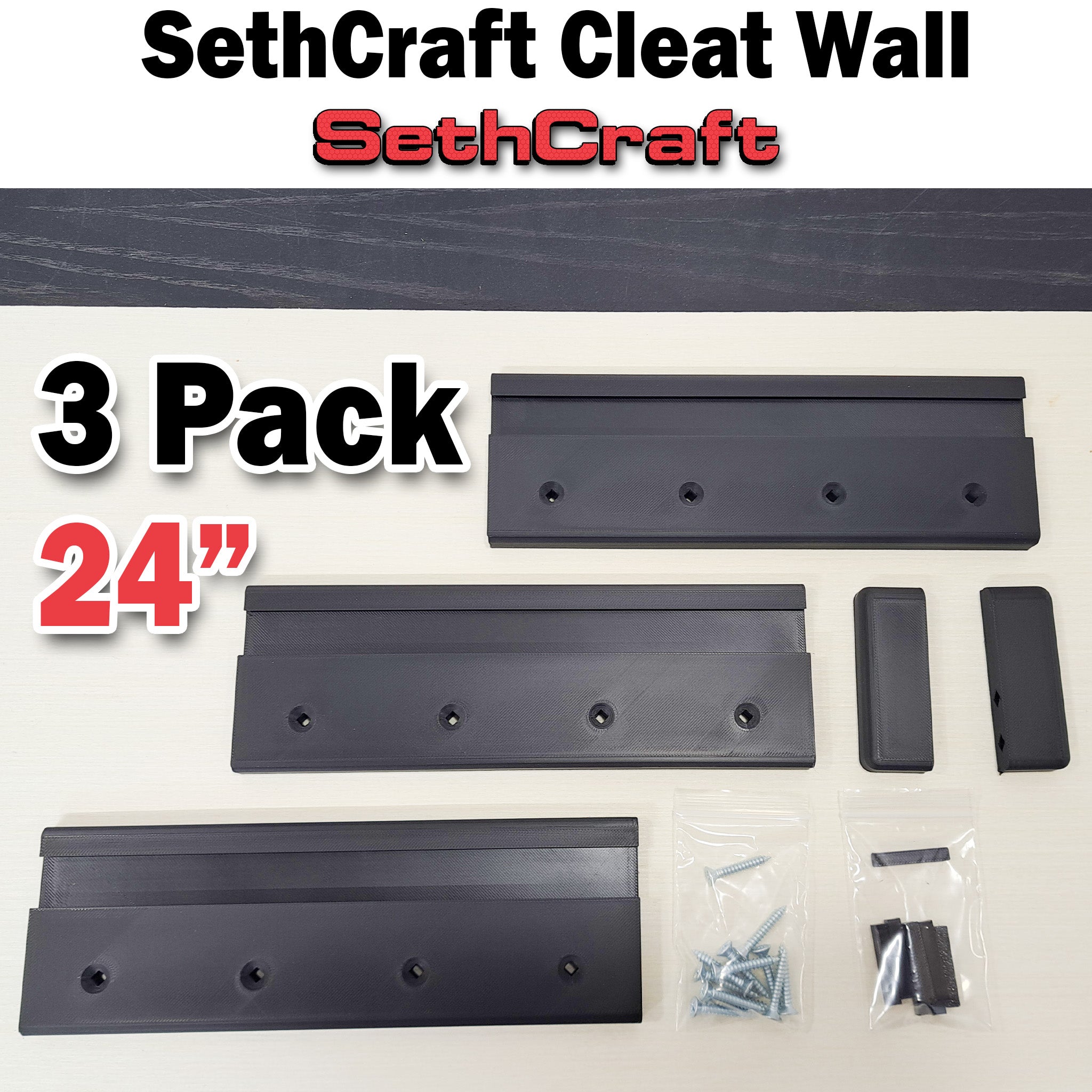 SethCraft French Cleat Wall Panel 3 Pack – SethCraft Shop