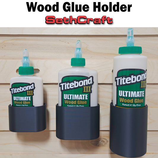 Wood Glue Holder - French Cleat