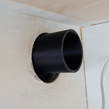 CNC Dust Extractor Wall Pass Thru