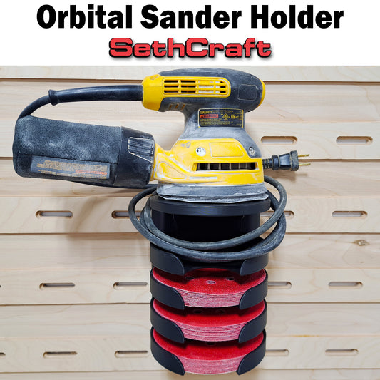 Orbital Sander and Disk Holder - French Cleat