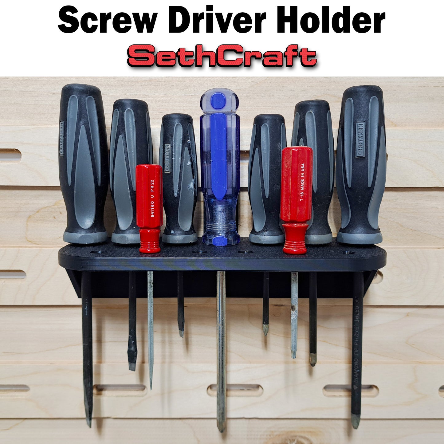 Screw Driver Holder- French Cleat
